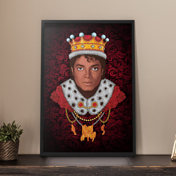 Michael Jackson 90s Hip Hop Poster Canvas