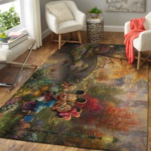 Mickey And Minnie Disney Area Rug Carpet