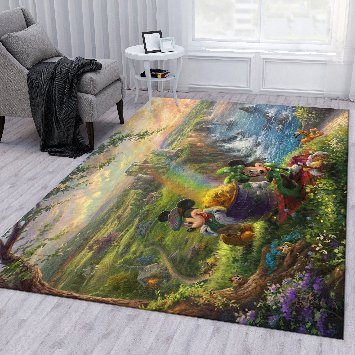 Mickey And Minnie In Ireland Area Rug Carpet Mickey And Minnie In Ireland Area Rug Carpet