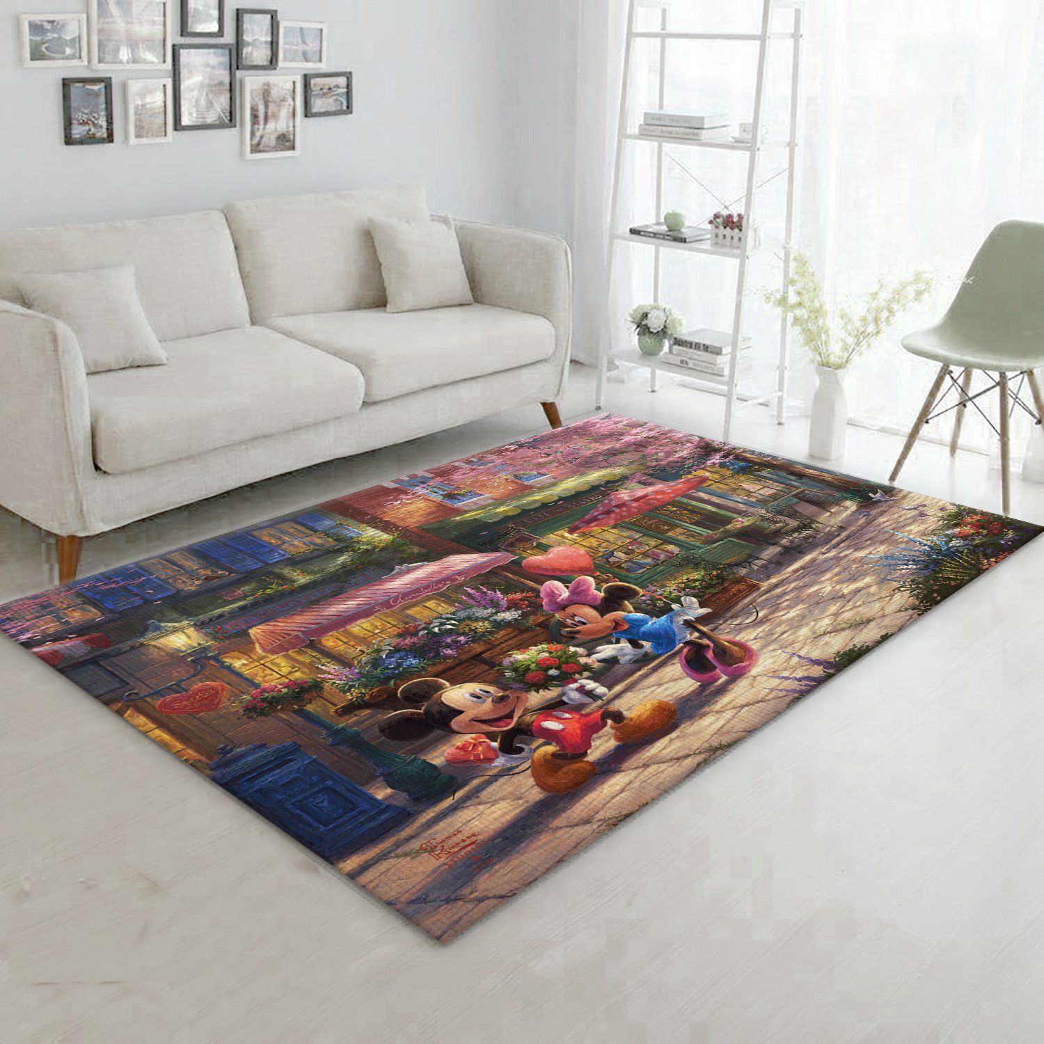 Mickey And Minnie Sweetheart Cafe Disney Area Rug Carpet Mickey And Minnie Sweetheart Cafe Disney Area Rug Carpet