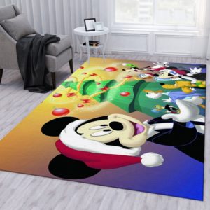 Mickey Cartoon Disney Fairytale Area Rug Carpet