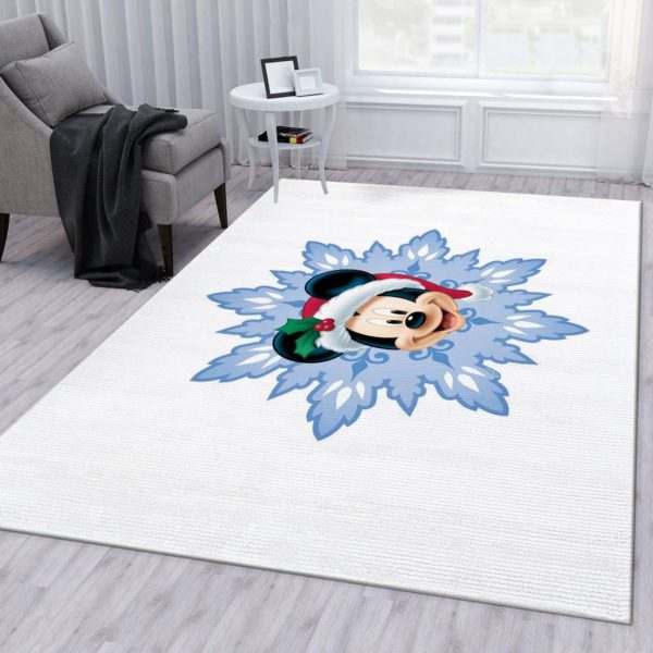Mickey Christmas Disney Area Rug Carpet