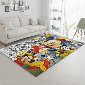 Mickey Disney Area Rug Carpet For Bedroom