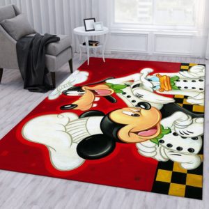 Mickey Disney Area Rug Carpet For Bedroom