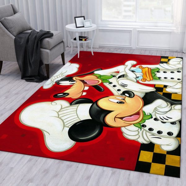 Mickey Disney Area Rug Carpet For Bedroom