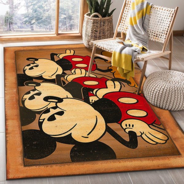 Mickey Disney Area Rug Carpet For Living Room