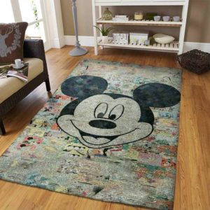 Mickey Disney Area Rug For Bedroom