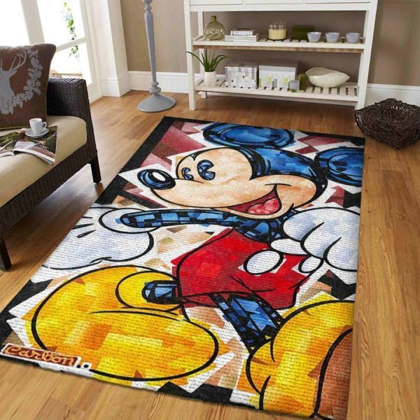 Mickey Disney Area Rug For Living Room Home Decor