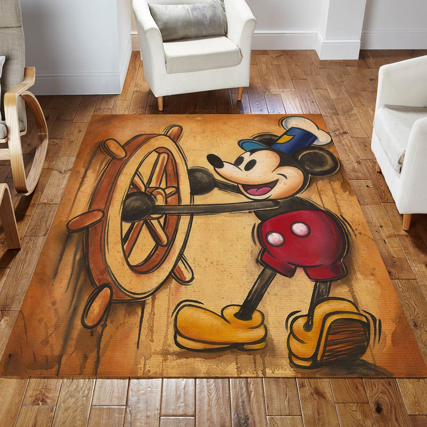 Mickey Disney Happy Area Rug Carpet Mickey Disney Happy Area Rug Carpet