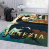 Mickey Street Background Disney Area Rug Carpet