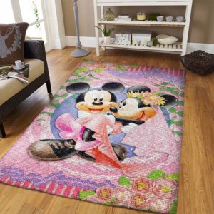 Mickey Minnie Disney Area Rug For Living Room