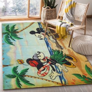 Mickey Minnie Welcome Disney Area Rug Carpet