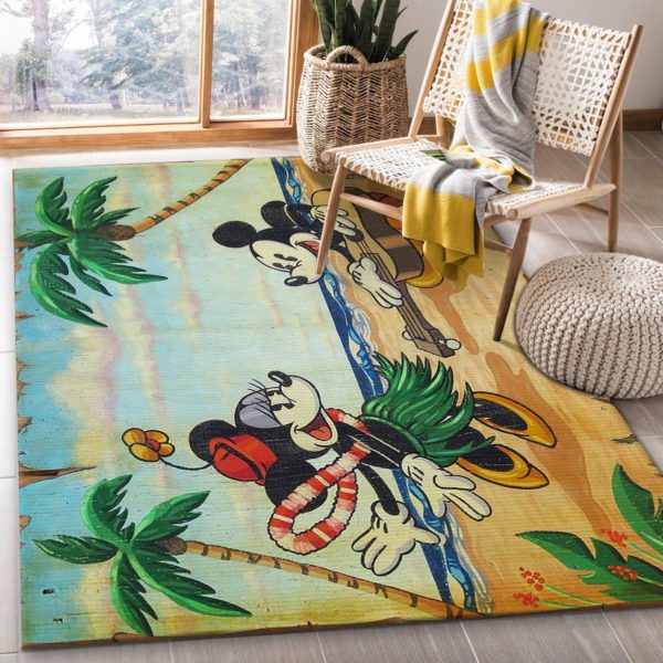 Mickey Minnie Welcome Disney Area Rug Carpet