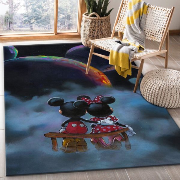Mickey Mouse Disney Area Rug Carpet For Bedroom