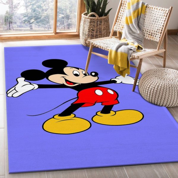 Mickey Mouse Disney Area Rug Carpet Home Decor