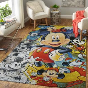 Mickey Mouse Disney Area Rug Carpet