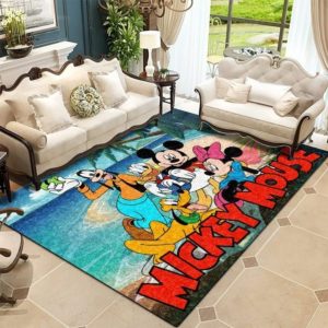 Mickey Mouse Disney Area Rug For Living Room
