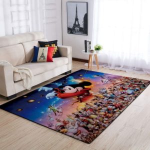 Mickey Party Disney Area Rug Carpet