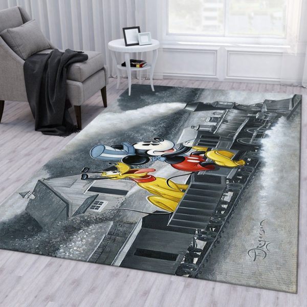 Mickeys Disney Area Rug Carpet For Living Room