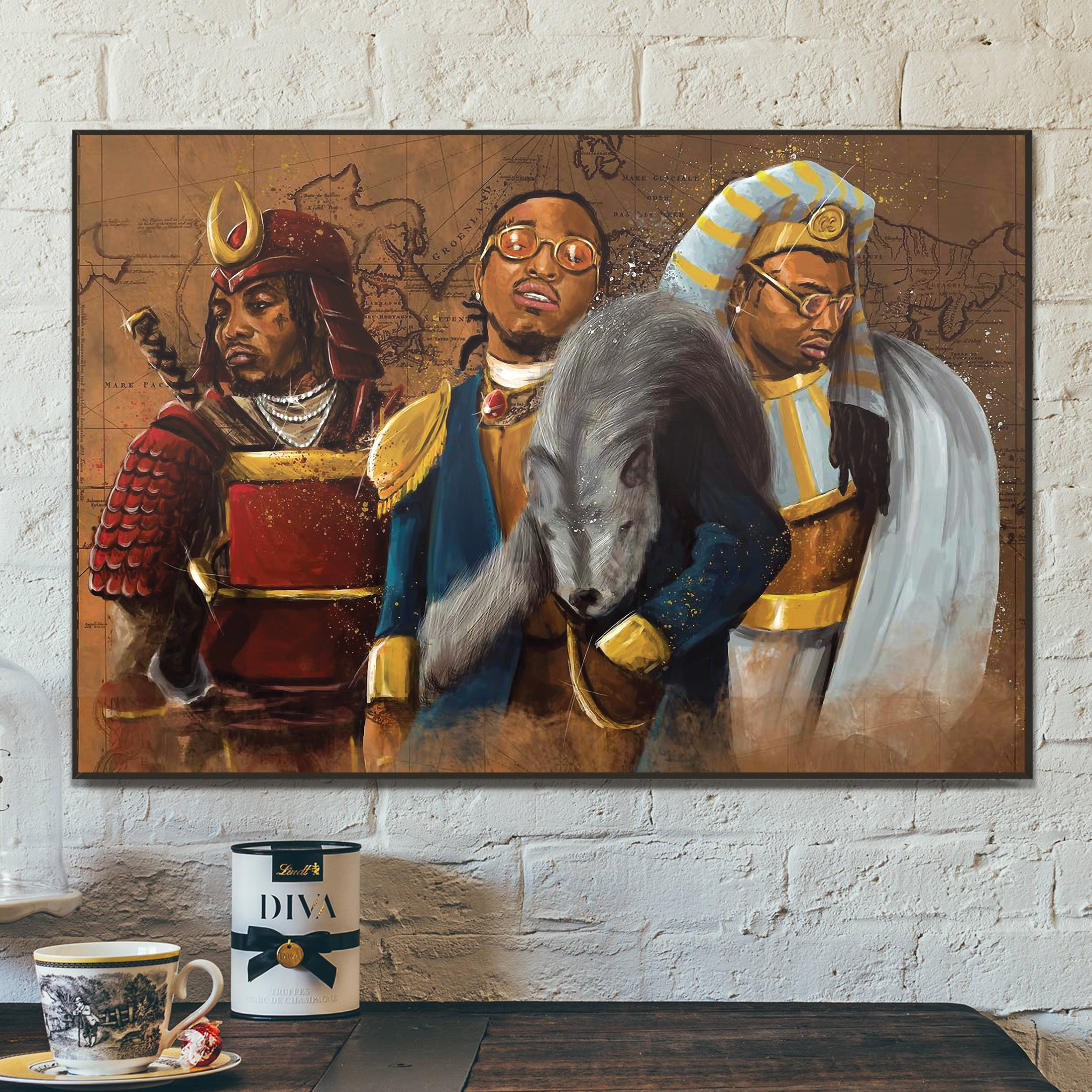 Migos 90s Hip Hop Poster Canvas Migos 90s Hip Hop Poster Canvas