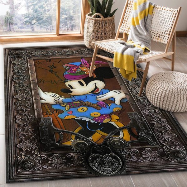 Minnie Steam Disney Area Rug Carpet US Gift Decor