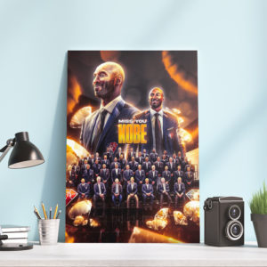 Miss You Kobe NBA 75 Poster Canvas