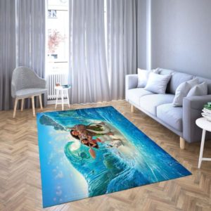 Moana And Maui Disney Area Rug Carpet