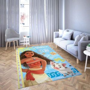 Moana And Pua of Disney Area Rug Carpet
