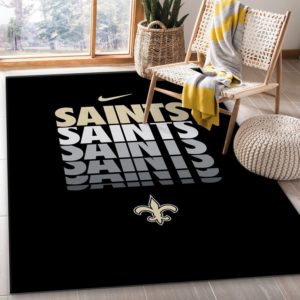 Nike Ft Saints Area Rug Carpet
