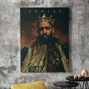 Nipsey Hussle Funeral 90s Hip Hop Poster Canvas