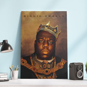 Notorious Biggie 90s Hip Hop Poster Canvas