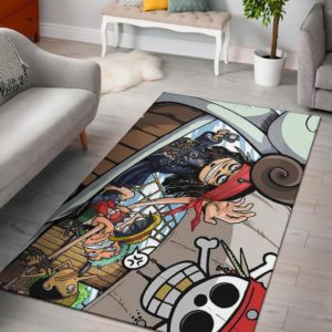 One Piece Jack Sparrow Area Rug Living Room