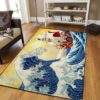 One Piece Waves Rug For Bedroom