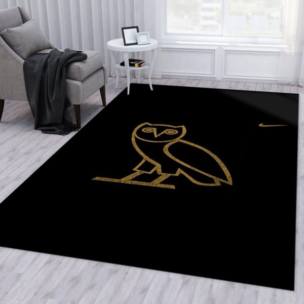 Owl Nike Logo Area Rug Carpet