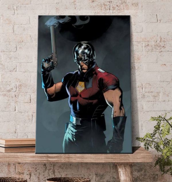 Peacemaker Shooting Things Scene Design Art Poster Canvas