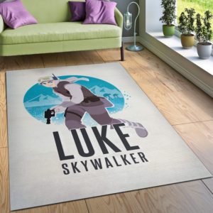 Pilot Luke Skywalked Star Wars Area Rug Carpet