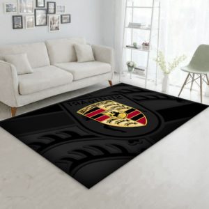 Porsche Logo Area Rug Carpet