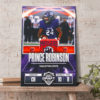 Jaylon Mcclain Sapp Pittsburgh Maulers Inaugural USFL Draft 2022 Poster Canvas