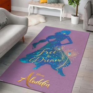 Princess Jasmine Aladdin Area Rug Carpet