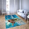 Princess Moana And Maui Of Disney Favorite Cartoon Movie  Area Rug Carpet