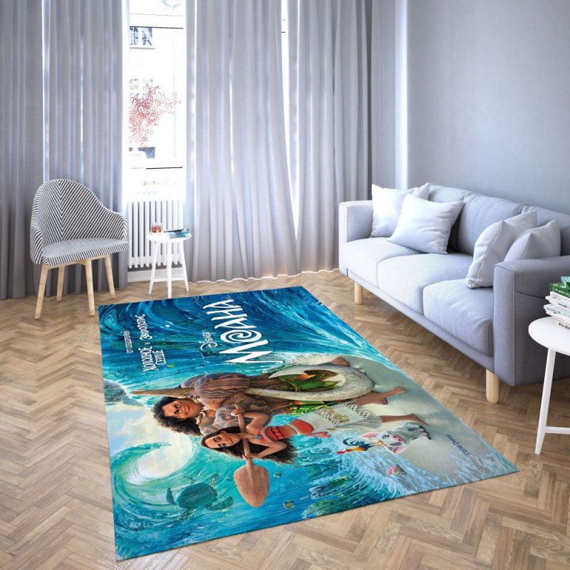 Princess Moana And Maui Disney Area Rug Carpet For Bedroom Home Decor Princess Moana And Maui Disney Area Rug Carpet For Bedroom Home Decor