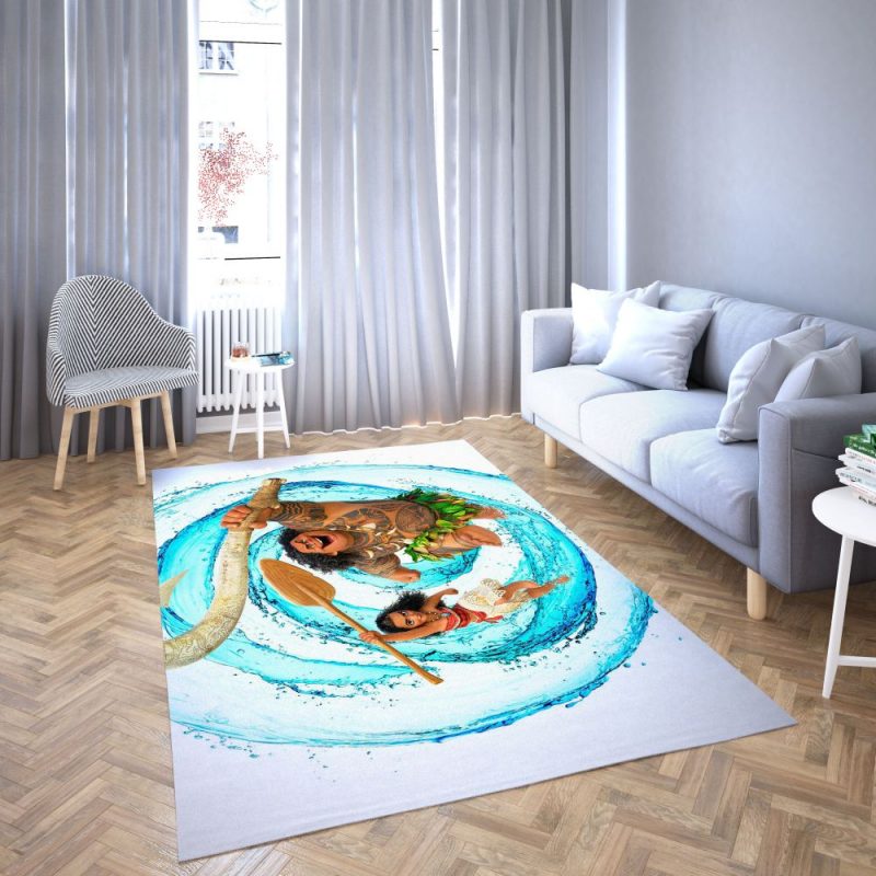 Princess Moana And Maui Disney Area Rug Princess Moana And Maui Disney Area Rug