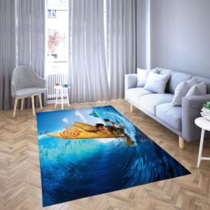 Princess Moana And Maui of Disney Area Rug Carpet For Living Room