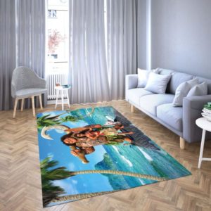 Princess Moana And Maui of Disney Area Rug