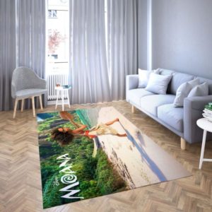 Princess Moana of Disney Area Rug Carpet For Living Room Home Decor