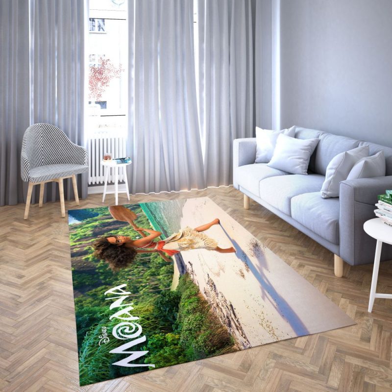 Princess Moana of Disney Area Rug Carpet For Living Room Home Decor Princess Moana of Disney Area Rug Carpet For Living Room Home Decor