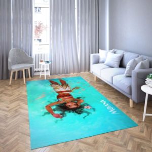 Princess Moana of Disney Area Rug Carpet For Living Room