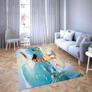 Princess Moana of Disney Area Rug For Bedroom