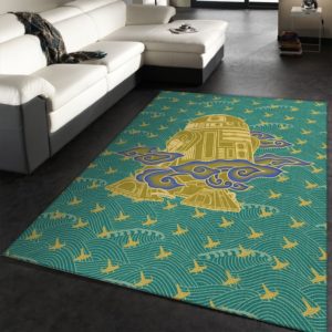R2 D2 Rug Star Wars The Last Jedi Arts Area Rug Carpet