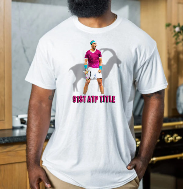 Rafael Nadal 91st Atp Title T-Shirt